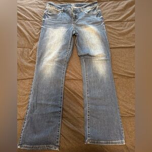 Maurices Light Blue Flare Jeans